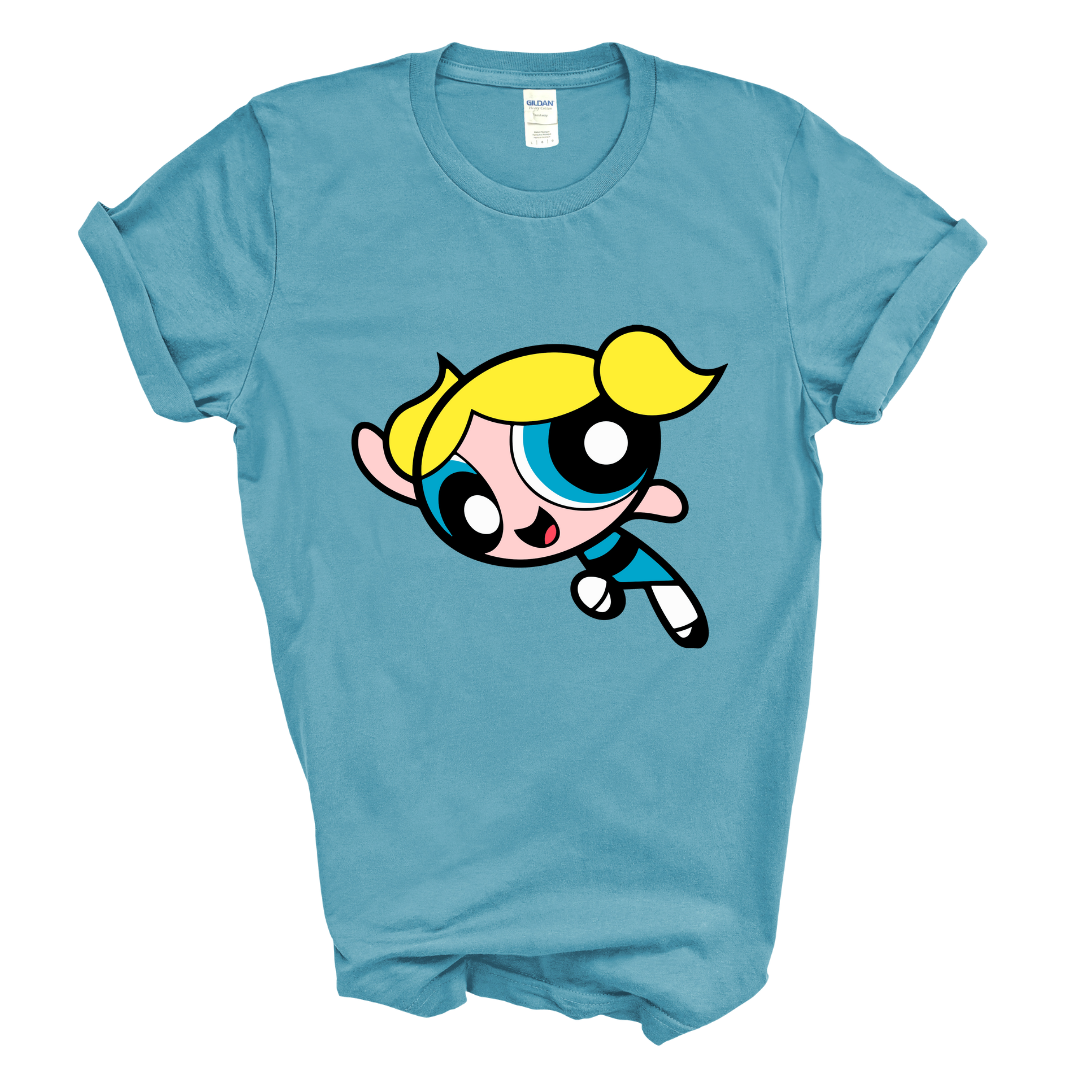 BUBBLES from The Powerpuff Girls T-shirt for Adults