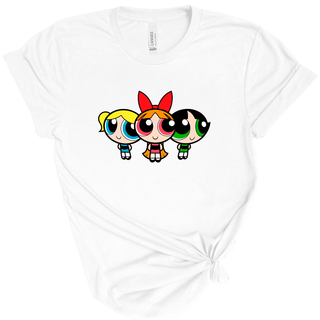 CALM design The Powerpuff Girls T shirt for Adults T shirt Library