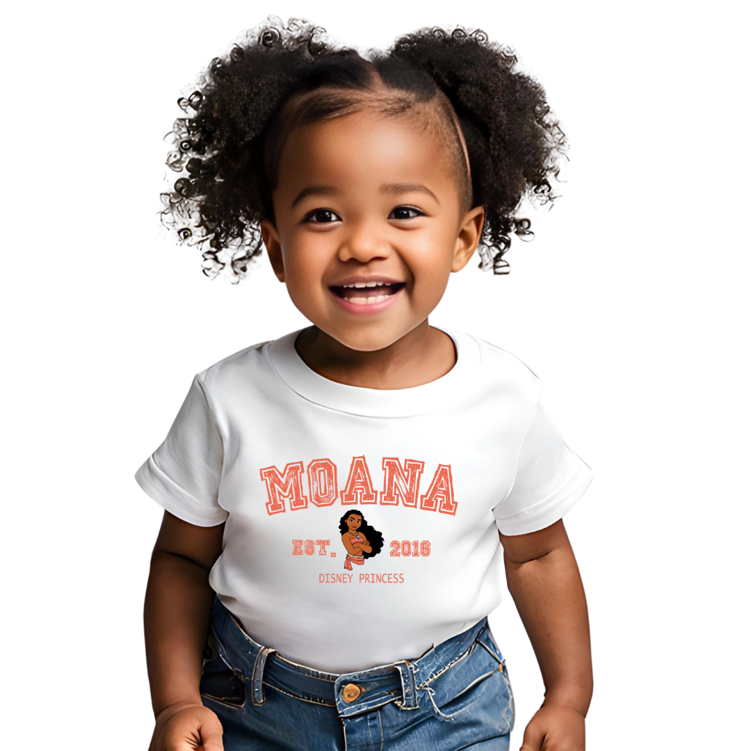 MOANA princess white T-shirt for Kids