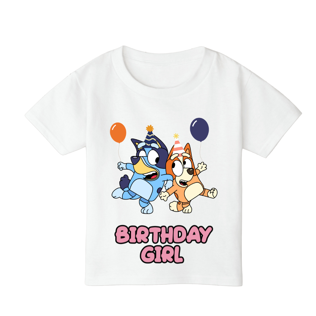 BLUEY and BINGO Birthday T-shirt for Boys or Girls