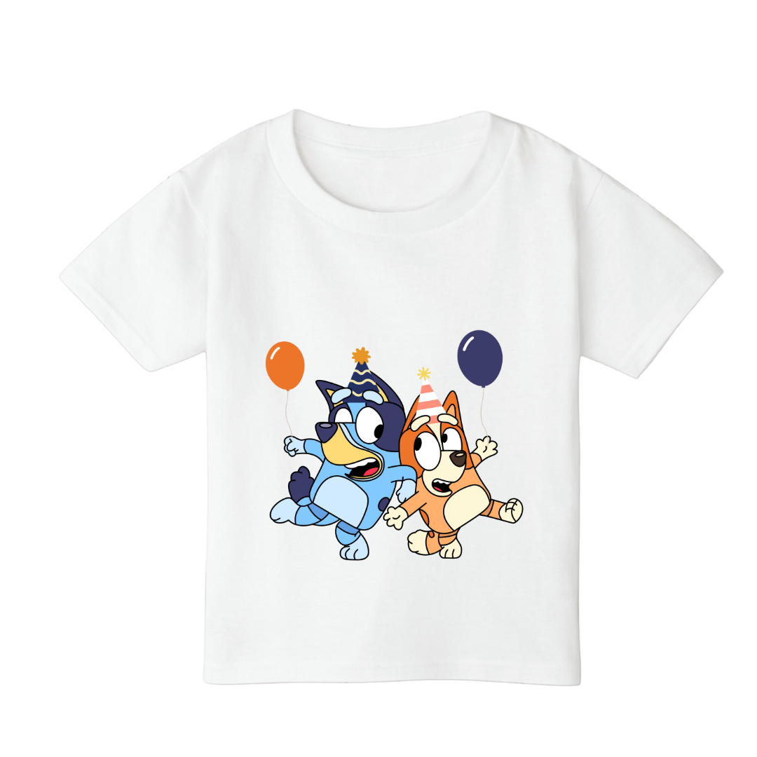 BLUEY and BINGO Birthday T-shirt for Boys or Girls