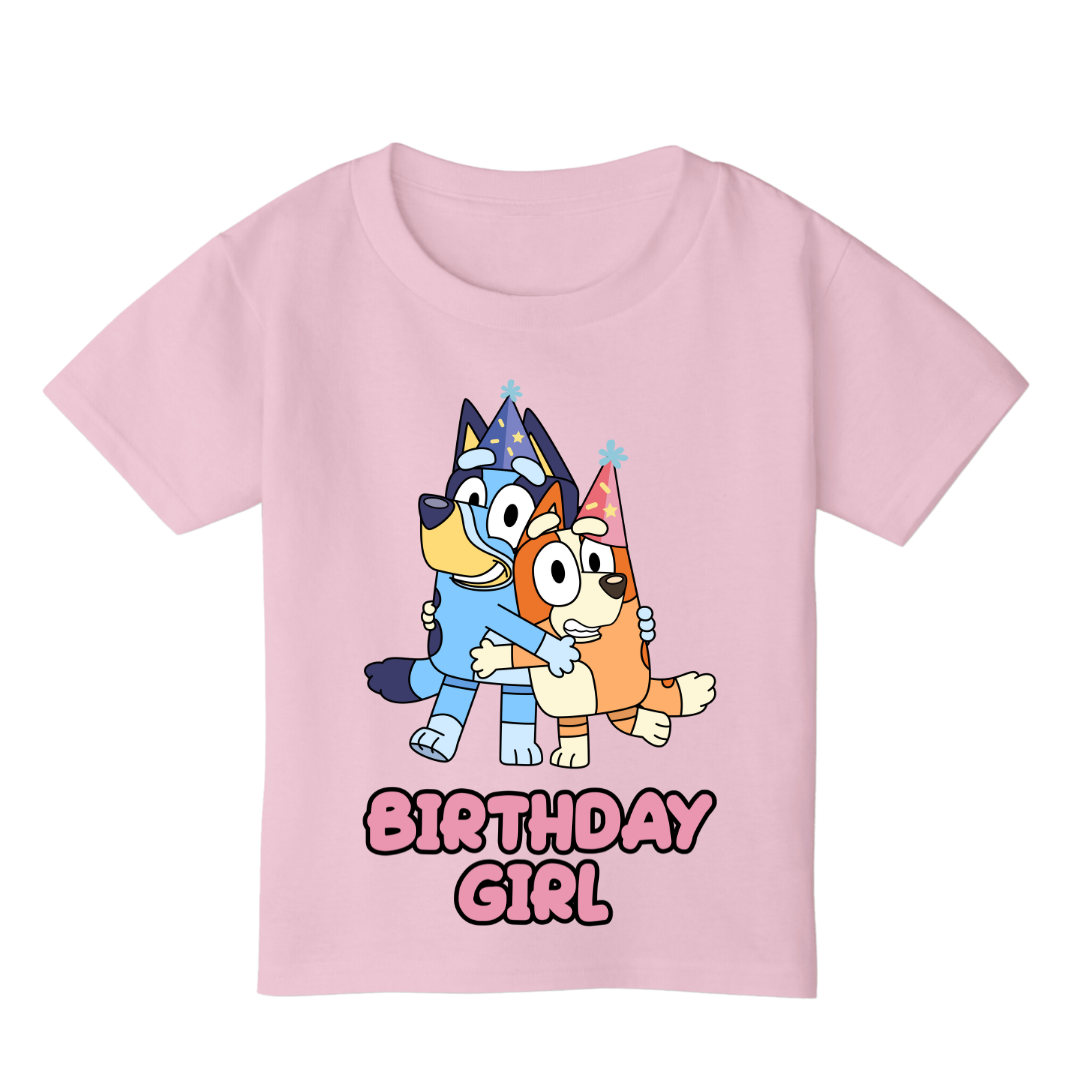 BLUEY and BINGO Cute Birthday T-shirt