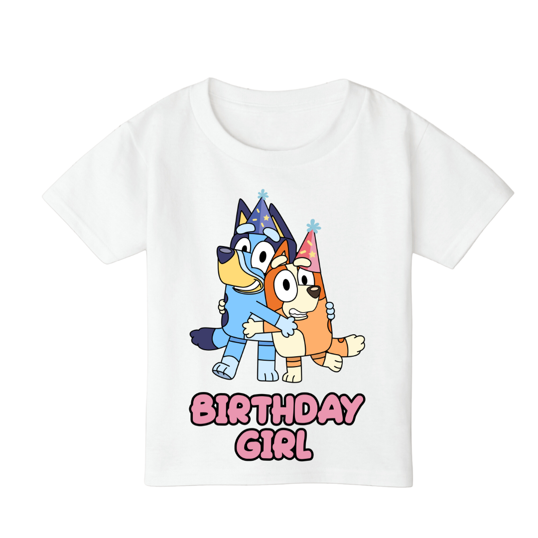 BLUEY and BINGO Cute Birthday T-shirt
