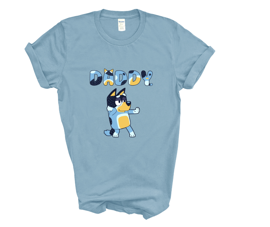 Bluey inspired Daddy T-shirt for Fathers Day