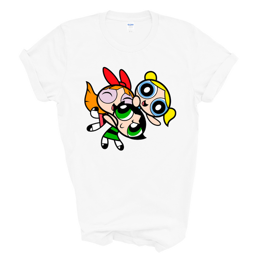 HAPPY design The Powerpuff Girls T-shirt for Adults