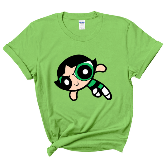 BUTTERCUP from The Powerpuff Girls T-shirt for Adults