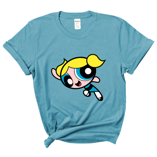 BUBBLES from The Powerpuff Girls T-shirt for Adults