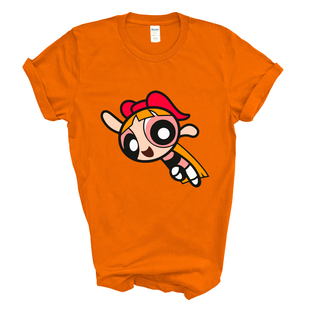 BLOSSOM from The Powerpuff Girls T-shirt for Adults