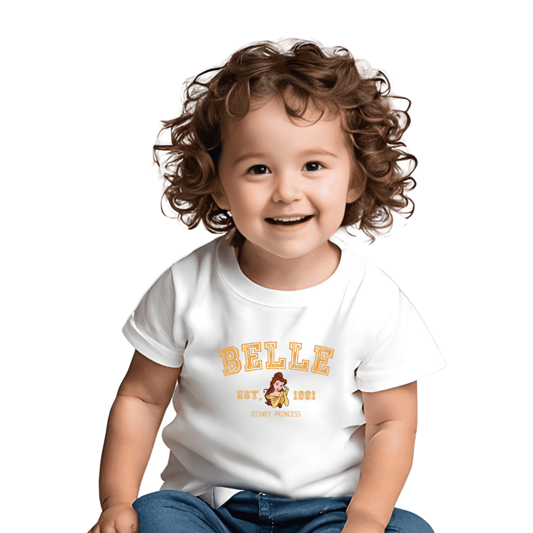 BELLE princess white T-shirt for Kids