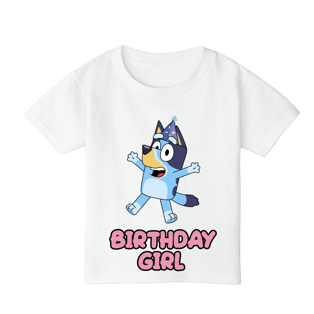 BLUEY Birthday T-shirt for Boys or Girls