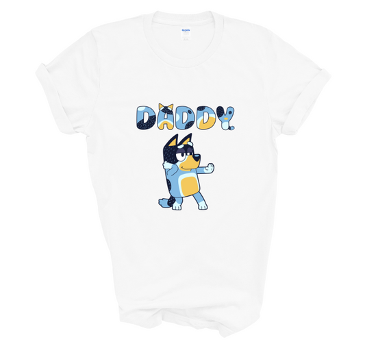 Bluey inspired Daddy T-shirt for Fathers Day