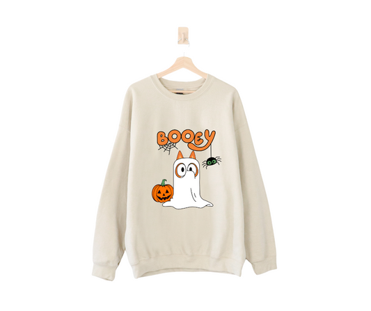 BOOey Halloween Sand Sweatshirt for Kids inspired by Bluey